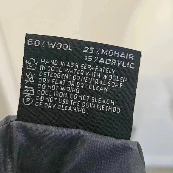 Baghins Knit Wear Wool Mohair Blend Reversible Knitted EUC Size Large - Picture 15 of 16